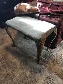 Nice bench with metal legs