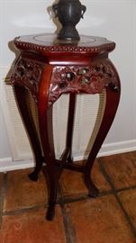 rosewood plant stand