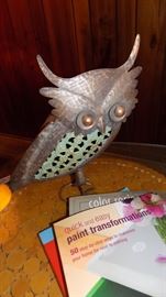 metal art owl