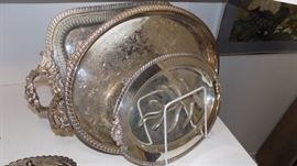 silverplate trays