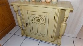 vintage console cabinet