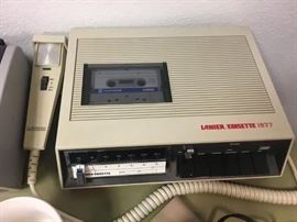 Lanier Edisette 1977 Dictation Recorder