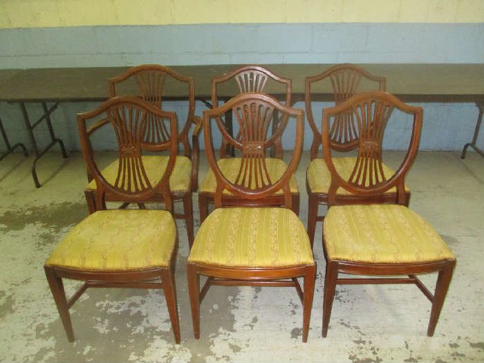 1950s Shield back chairs