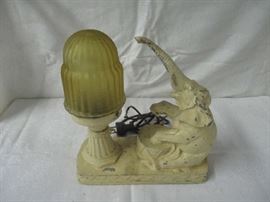 Antique elephant light