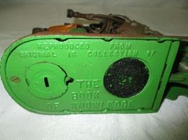 Bottom of mechanical Bank