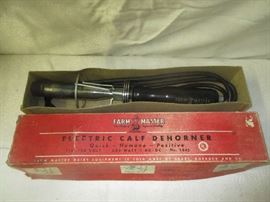 Electric calf dehorner