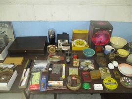 Glassware and household items