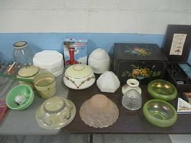 Vaseline Glass and household items