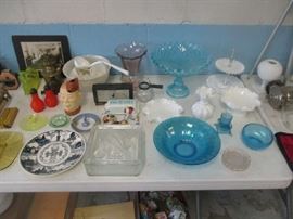 Glassware and household items