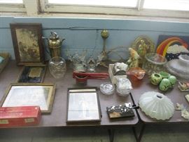 Glassware and household items