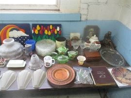 Glassware and household items
