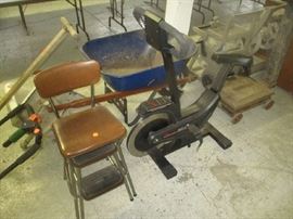 Stool and Industrial scale