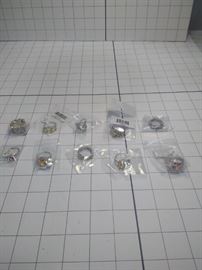 lot of 10 assorted costume jewelry rings, ring sizes from 7 to 8    https://ctbids.com/#!/description/share/86432