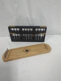 wooden Abacus and a 5-string and harp https://ctbids.com/#!/description/share/86532