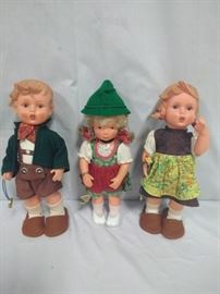 3 dolls, 1 Hummel Werk and two Aus dem Hause Goebel https://ctbids.com/#!/description/share/86533