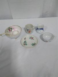 various China pieces, Nippon dish with ladle     https://ctbids.com/#!/description/share/86555