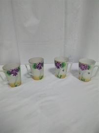 set of four Violet China cups, Nippon https://ctbids.com/#!/description/share/86553