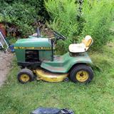 John Deer lawn mower.  Needs work.