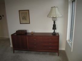 Grand Rapids Furniture Mid Century Bedroom set with King headboard