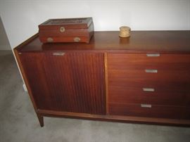 Grand Rapids Furniture Mid Century Bedroom set with King headboard