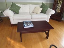 Ethan Allen Sofa, Coffee Table
