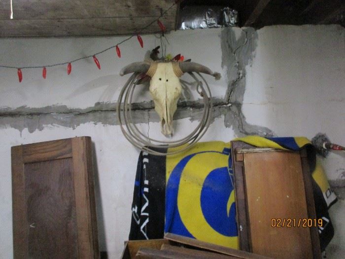 SKULL WITH ROPE