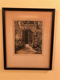 Antique engravings