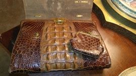 Crocodile purse and change  walet !!