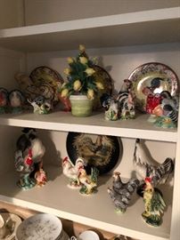 Just a tiny portion of a super rooster collection