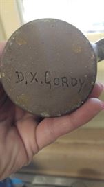 D.X. Gordy pottery 