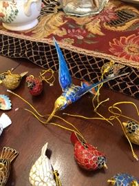 Cloisonne ornaments
