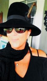 We have no idea the identity of this lady. However she showed up a day early to the sale & expected to "browse" it didn't happen!! 