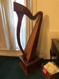 Wooden harp