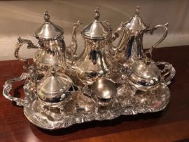 Silver plate Tea service