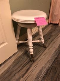 Antique piano stool
