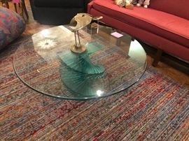 Very cool cut glass coffee table