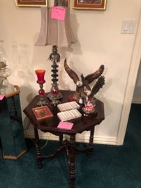 Antique octagonal table