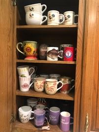 Lots of new coffee cups