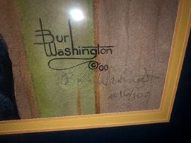 Burl Washington numbered print 16/100