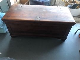 Vintage cedar chest