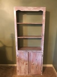 One of a pair of bookcases