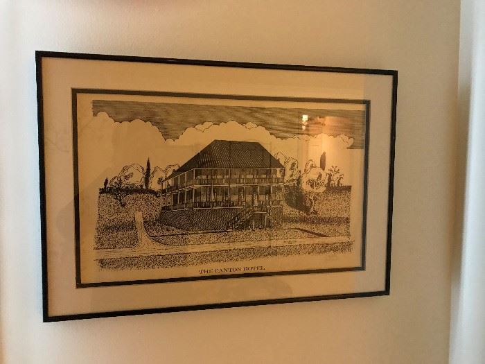 Framed picture of THE CANTON HOTEL