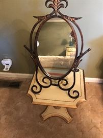 Vanity table mirror