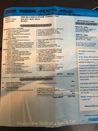 ONE OWNER,  paid $29,000 in 2008