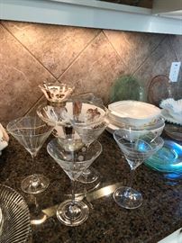 martini glasses