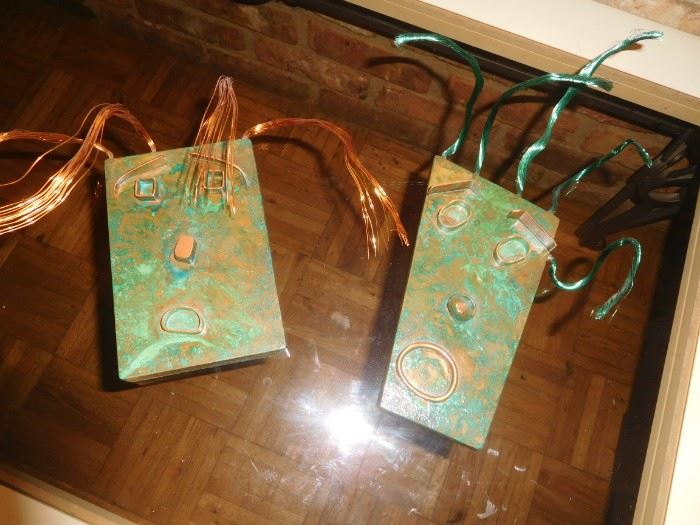 Copper sculptures