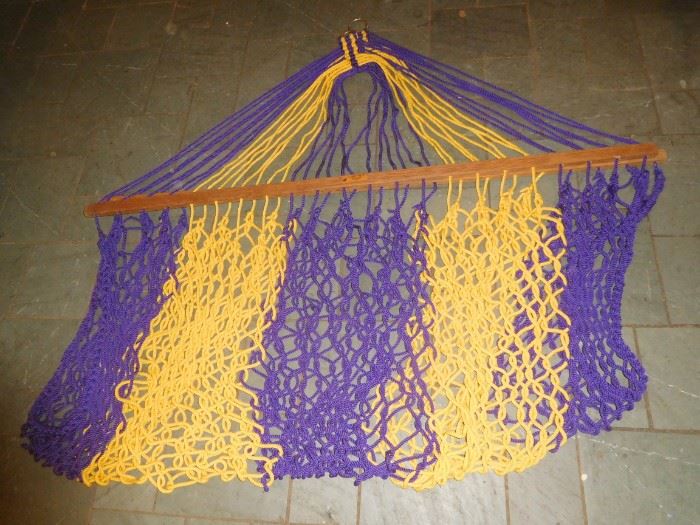 Barely used LSU hammock