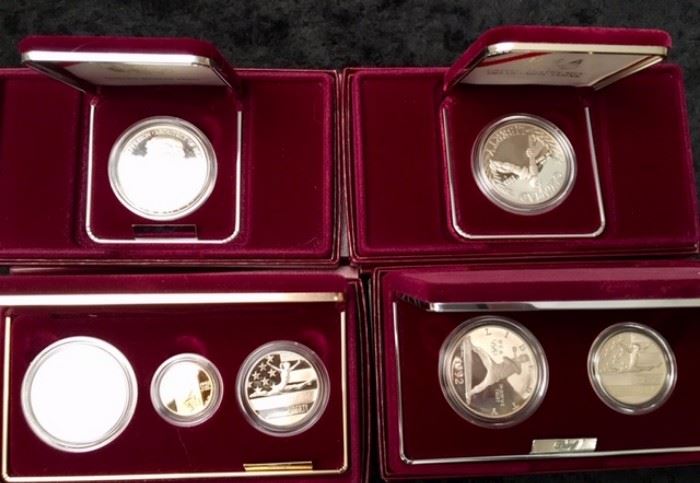 Thomas Jefferson Olympic Coin proof Set