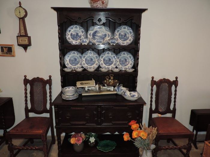 Dishes, Chairs, English Cabinet and more !