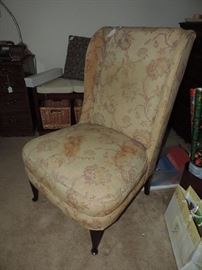 This 1900 era Chair has some stains however - the frame is WONDERFUL !!! English in make ... 